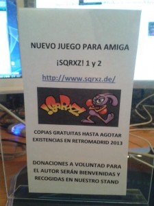 Sqrxz Amiga OCS presentation @ RetroMadrid 2013